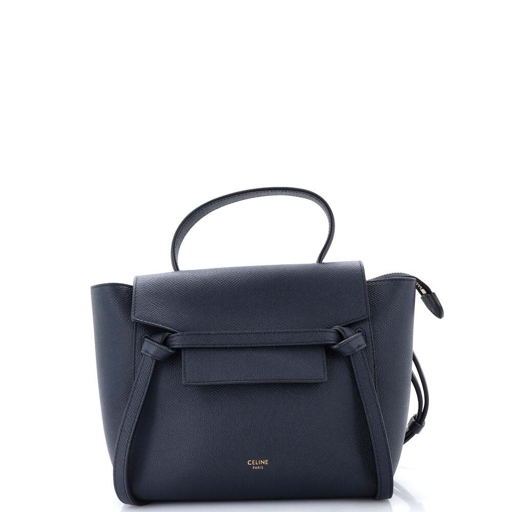 Celine Belt Bag Textured Leather Nano #320799C21B